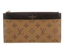 Louis Vuitton Brown Slim Purse Monogram