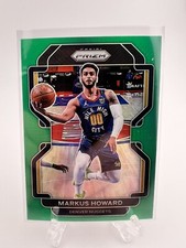 Markus Howard 2021-22 Prizm #218 Green prizm