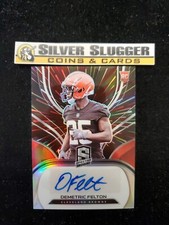 2021 Demetric Felton Panini Spectra Auto Silver Prizm /60 RC Rookie Browns