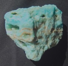 Blue Aragonite Specimen Beautiful Blue Natural Crystal Rock 416 Grams- 14.7 Oz 
