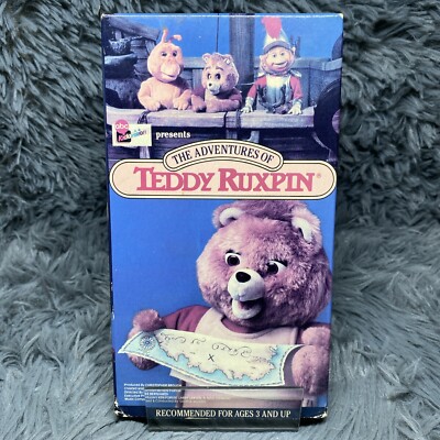 Adventures of Teddy Ruxpin VHS Tape 1988 Children's Video Library Adventures of Teddy Ruxpin VHS Tape 1988 Children's Video Library