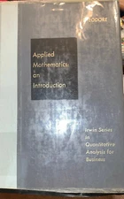 Applied Mathematics:An Introduction 1965-Chris A. Theodore H/C Ex:Library