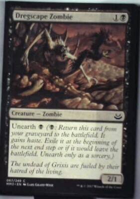 Dregscape Zombie - Modern Masters 2017: #67, Magic: The Gathering Nm R130