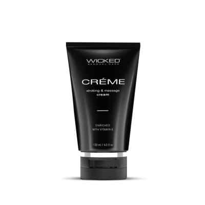 Wicked Creme Stroking & Massage Cream with Vitamen E Lube - 4oz