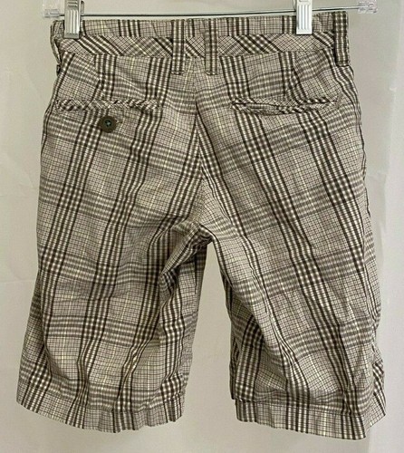 Quicksliver Boy's Youth Size 23'' Plaid Shorts Excellent Condition Please Read - Picture 2 of 3