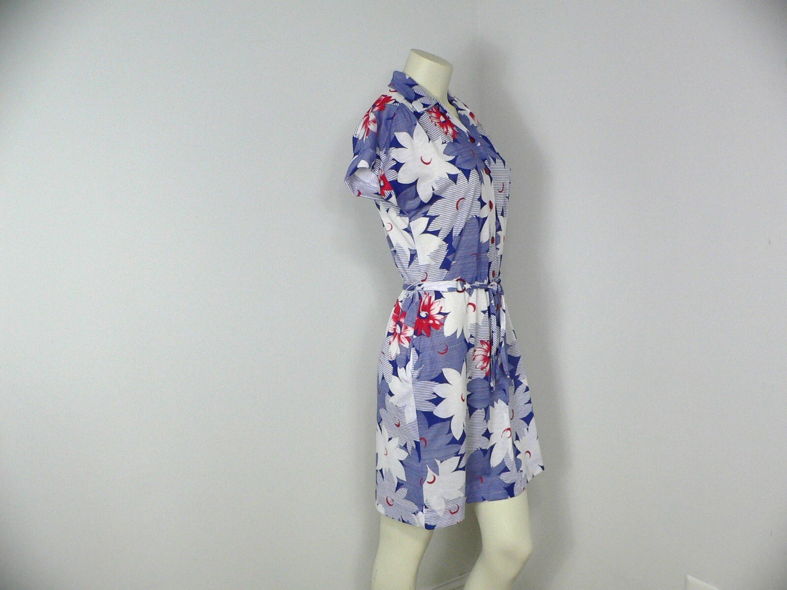 Vintage 1960's - 70's A Nancy Frock Red, White, B… - image 5