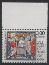FRANCE 1996 : N° 3024 DE LA GAULE A LA FRANCE, LE BAPTEME DE CLOVIS - NEUF**LUXE