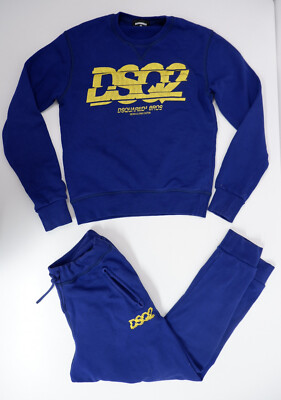Dsquared2 Ds2 Boys Tracksuit Set Age 12 Yrs Jumper Sweatshirt