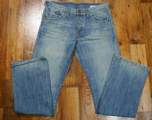 Mens Jack & Jones Gate Two Bootcut Straight Leg Blue Stonewash Jeans W32 L34 | eBay