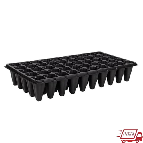 50 Cell Deep Plastic Seedling Trays Nursery Pots 10pcs Durable Propagation Trays
