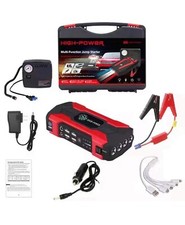 Car Jump Starter Battery Charger Power Bank And Air Compressor And Phone Charger