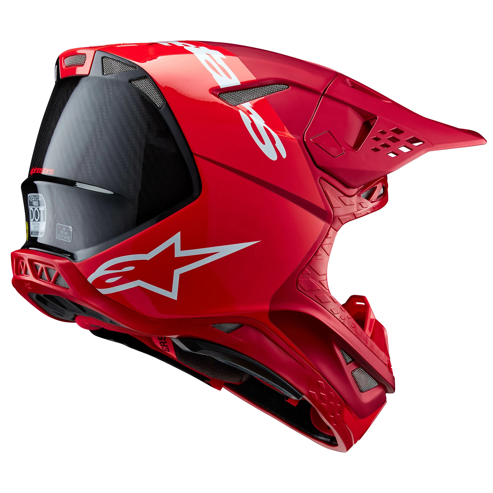 Alpinestars 8301023-3003-XL SUPERTECH S-M10 FLOOD HELMET RED FLUO