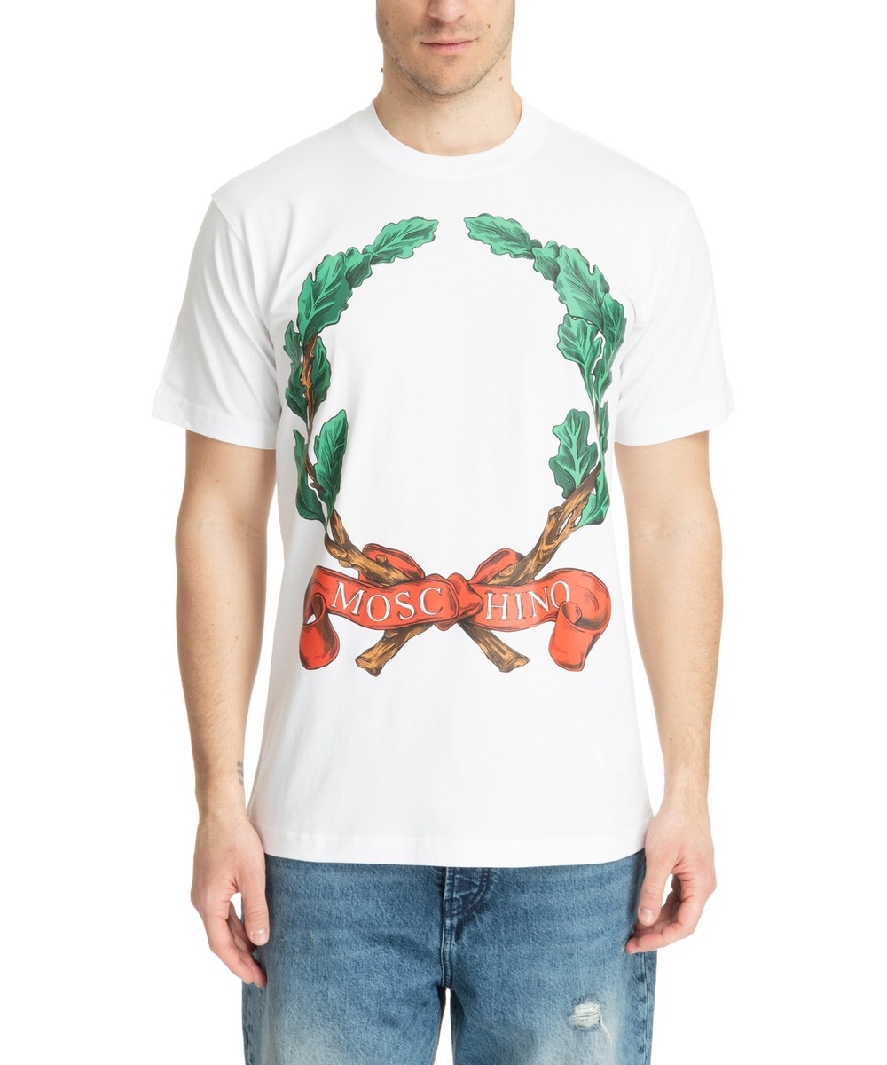 Frmoda Chemise Burberry Manche Courte Moschino T-shirt Homme