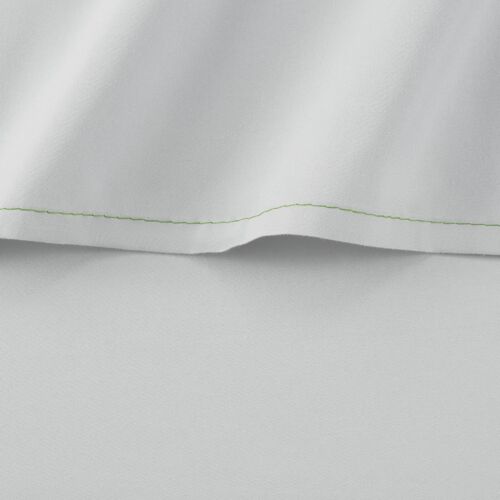 Microfiber Flat Bed Sheets (6 Pack), Color and Size Options, Color Coded Hem - Picture 42 of 45