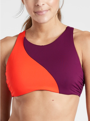 athleta colorblock swimsuit