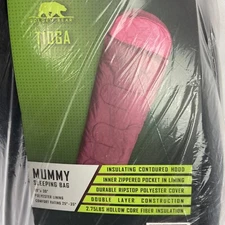 Golden Bear Tioga Mummy Sleeping Bag - Red ~ New ~