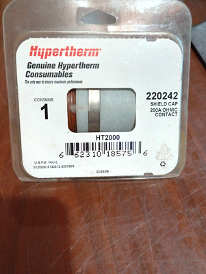 HYPERTHERM RETAINING 220242 Shield Cap HySpeed | eBay