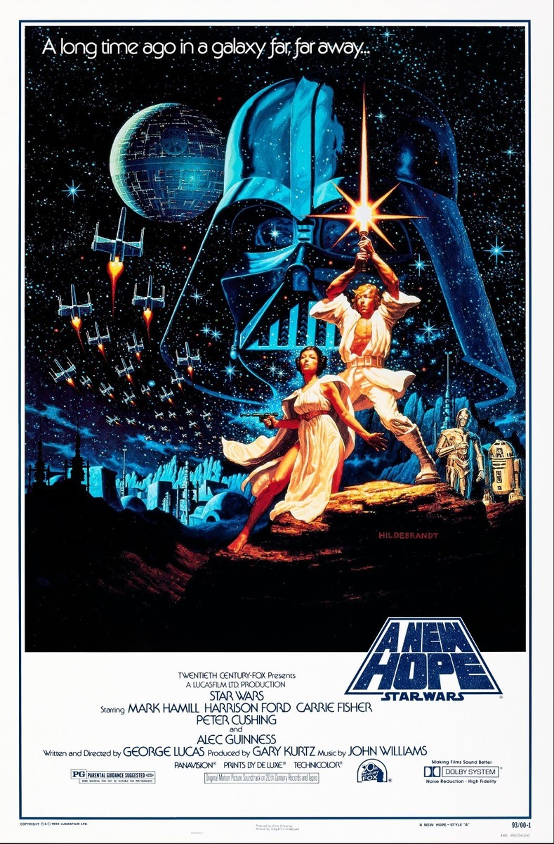 STAR WARS: A NEW HOPE - KILIAN ENTERPRISES 1993 - LICENSED MOVIE