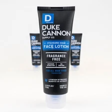 (3) Duke Cannon Standard Issue Face  Lotion 2oz Lot of 3