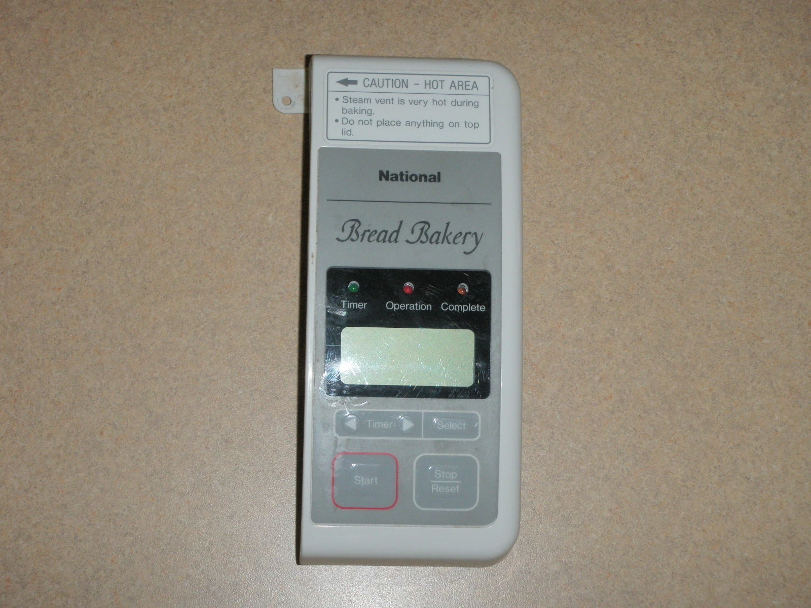 Electronic Control Panel + PCB for National Bread Maker Machine Model SD-BT51N