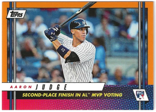 2017 Topps On Demand Rookie Class ORANGE #J9 Aaron Judge RC ROY Award Winner