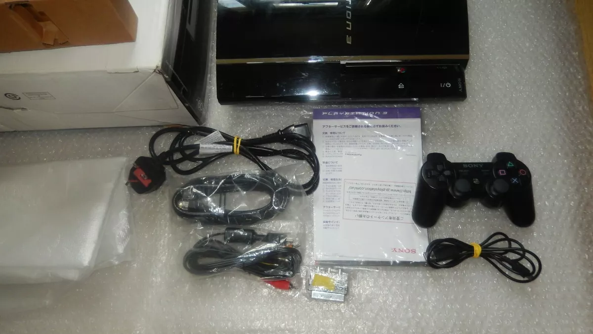 Sony PlayStation 3 60GB PS3 60GB Model CECHA00 JAPAN NTSC FIRMWARE