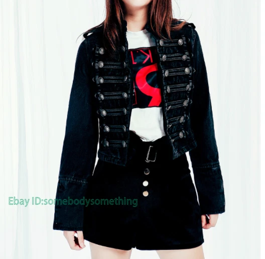 Women's Coats Spring Solid Color Short Style Stand Collar Motorcycle Jacket Coo - Image 4 of 4