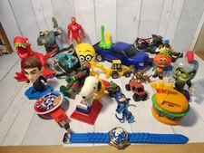 Lot Boys Figures Toys Birthday Toy Lot Sonic Watch, BK & McDonald's Toys