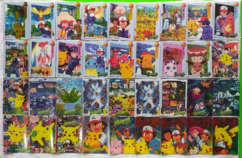 Pokemon pocket monster Big Lot 657 Card Sticker all Prism Foil Holo Vintage Rare - Picture 6 of 20