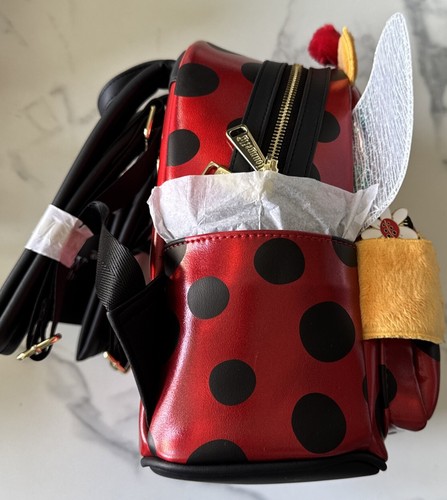 Loungefly Disney Winnie The Pooh Lady Bug Cosplay Mini Backpack Bag Wings NEW - Picture 6 of 14