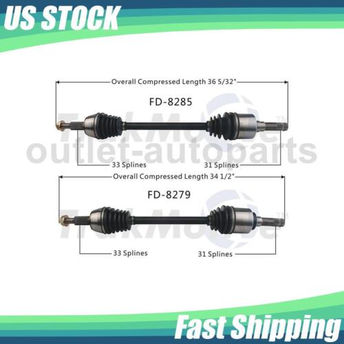 Pair Rear Left + Right CV Axle Shaft For 2003 2004 2005 2006 Ford Expedition - Picture 1 of 3