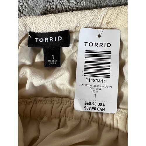 Abito torrido donna 1x babydoll pattinatore sexy mini pizzo fata romantico flirty DIFETTO - Foto 4 di 12