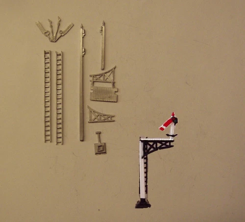 P&D Marsh N Gauge n Scale B303 GWR home on bracket signal kit requires painting