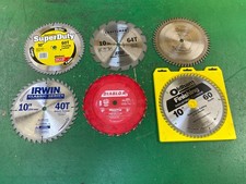 USED Blade Bundle 10" Blades Table Saw Diablo Oldham Irwin Freud Craftsman etc