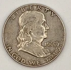 1962-D Franklin Half Dollar, 90% Silver