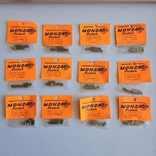 MONZA SLOT CAR RACING CUSTOM BRASS 7 TOOTH PINION GEARS BUNDLE VINTAGE 120