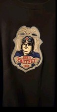 Big Dogs Crewneck Sweatshirt 1X Born To Protect Police Graphic USA Made