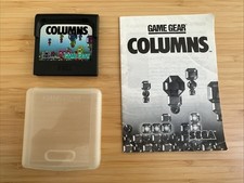 Columns for Sega Game Gear W Manual And Case