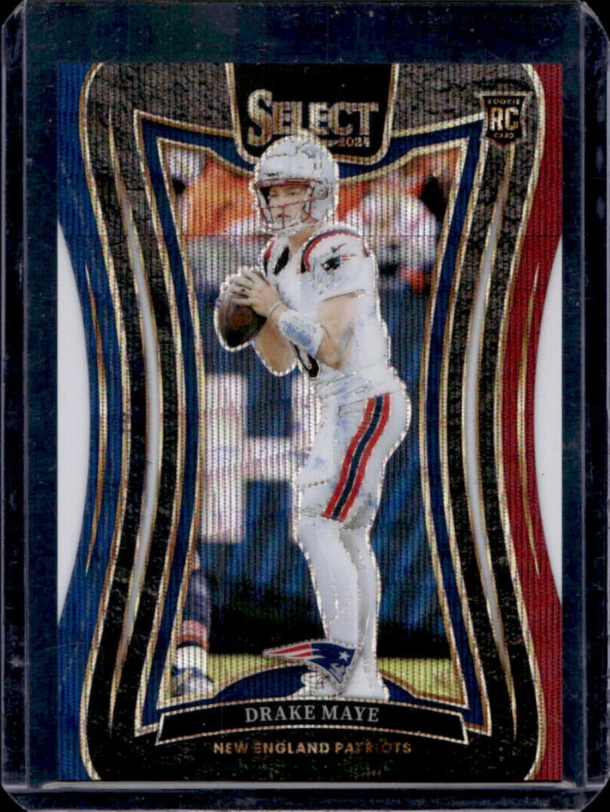 2024 Select Drake Maye Suite RC Tri-Color Prizm Rookie #/149 Patriots