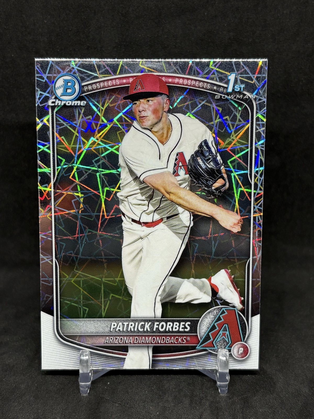 2025 Bowman Draft #BDC-89 Patrick Forbes Chrome Laser Refractor