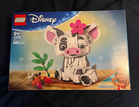 LEGO Disney Moana 43292 Pua 885 Pieces 9+ Complete Set Plastic Box