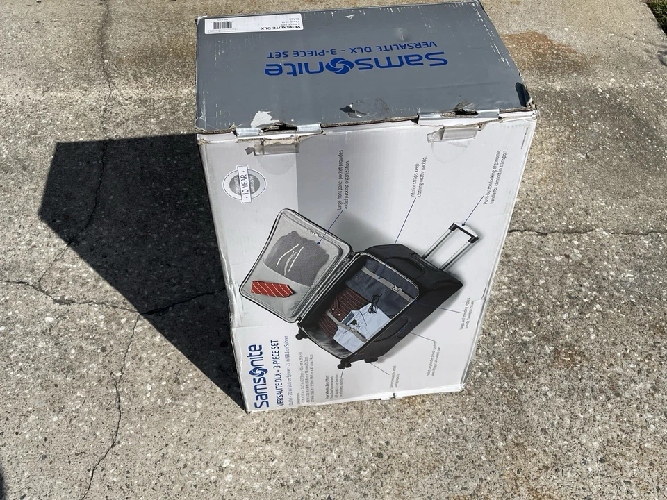 Samsonite Pivot Business Carry-On Luggage with Spinner Wheels Black - Image 3 of 3