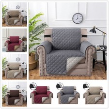1/2/3 Seater Sofa Couch Cover Quilted Pad Protector Slipcover Waterproof Pet Mat