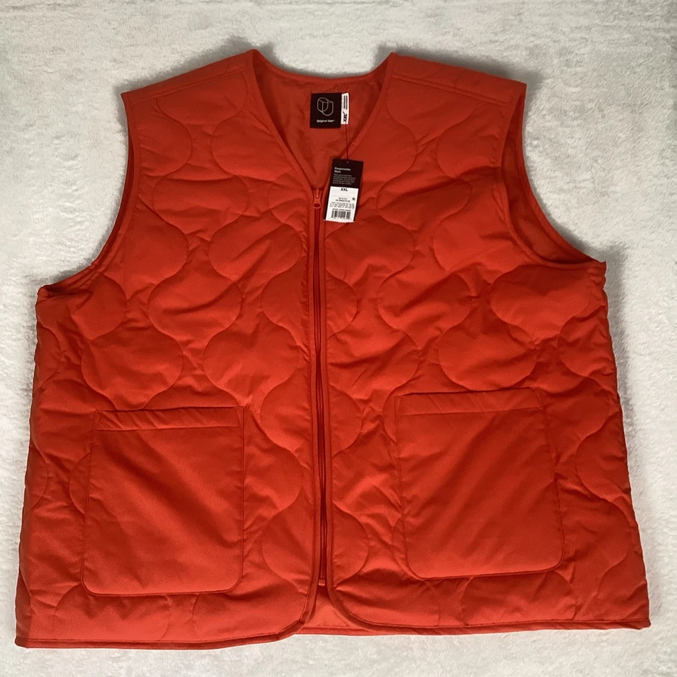 NWT..Original Use Men's sz XXL Vest Safety Hunter Full Zip orange - Image 3 of 4