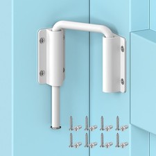 Upgraded Sliding Door Loop Lock, 2.38 U-Shaped Multi-Angle Lock for 90/18