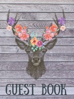 Hotel Guest Book: 200 Pages Vintage Design Hardcover Log For