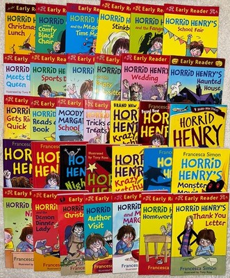 Francesca Simon Book Bundle - Horrid Henry Series, Illustrated, Short Stories