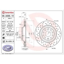 2x Bremsscheibe hinten für Cupra Terramar KP1 | 26231232