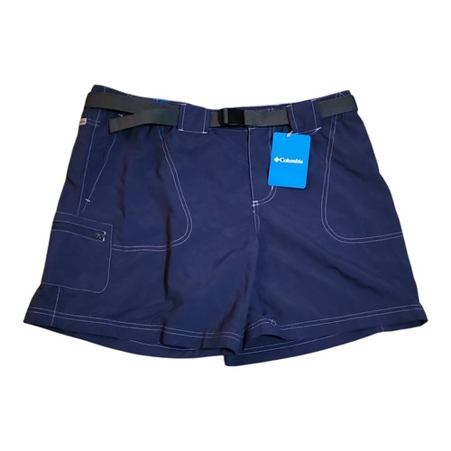 Columbia Women’s Shorts Size Large Blue 6” Inseam Sandy River Cargo AL4572 NWT