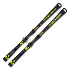 FISCHER RC4 WC RC PRO M/O inkl. Bindung Ski Set schwarz